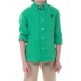 U.S.POLO ASSN πουκάμισο λινό 6547650816-342 πράσινο